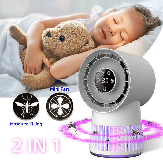 Ventilateur électrique 2 en 1 . Puissant tueur de moustiques et  Mini ventilateur - Boutique Gadgets