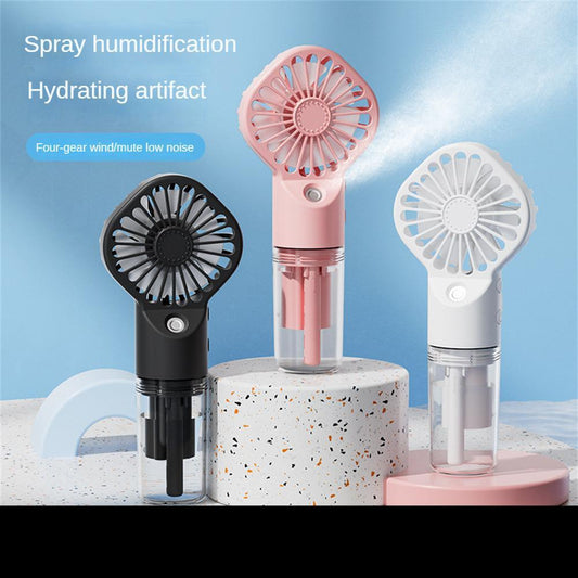 Mini Ventilateur Portatif – Refroidissement Rapide et Hydratation Nano Brume - Boutique Gadgets