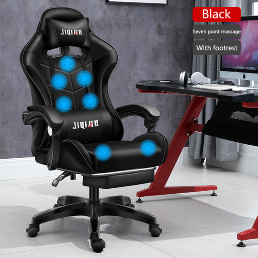 Chaise de Gaming Ergonomique en Cuir Synthétique - Boutique Gadgets