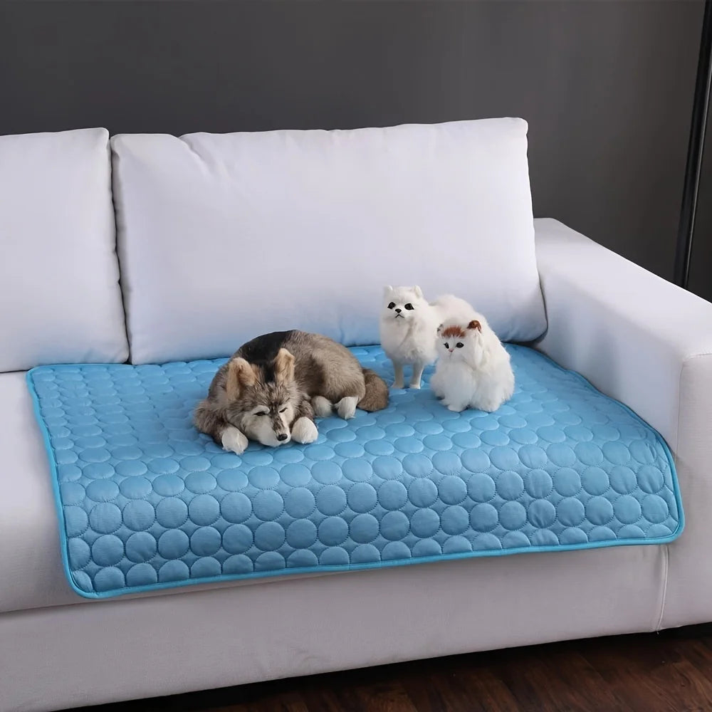 Dog Cooling Mat Summer Pet Cold Bed Extra Large For Small Big Dogs Pet Accessories Cat Durable Blanket Sofa Cat Ice Pad Blanket - Boutique Gadgets