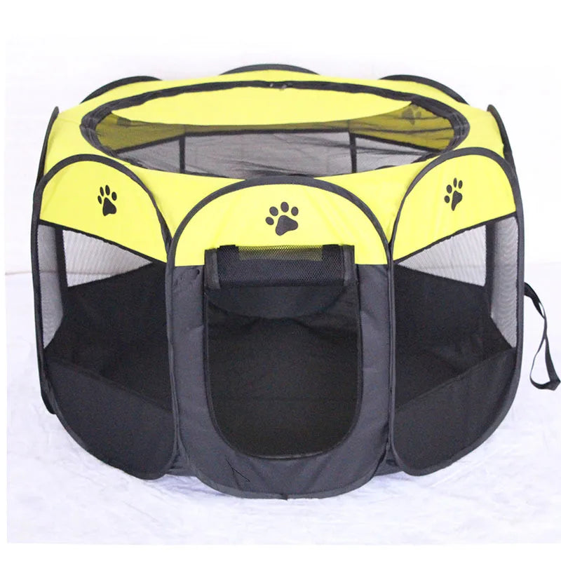 Portable Foldable Cat Tent Cat House Portable Folding Outdoor Travel Pet Tent Cat/Dog Cage Easy Operation Large Cat/Dog Fences Boutique Gadgets