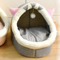 Deep Sleep Cat Bed Warm Pet Basket Cozy Cat House Kitten Lounger Cushion Cat Nesk Tent Very Soft Small Dog Mat Bag Cave Cats Bed Boutique Gadgets