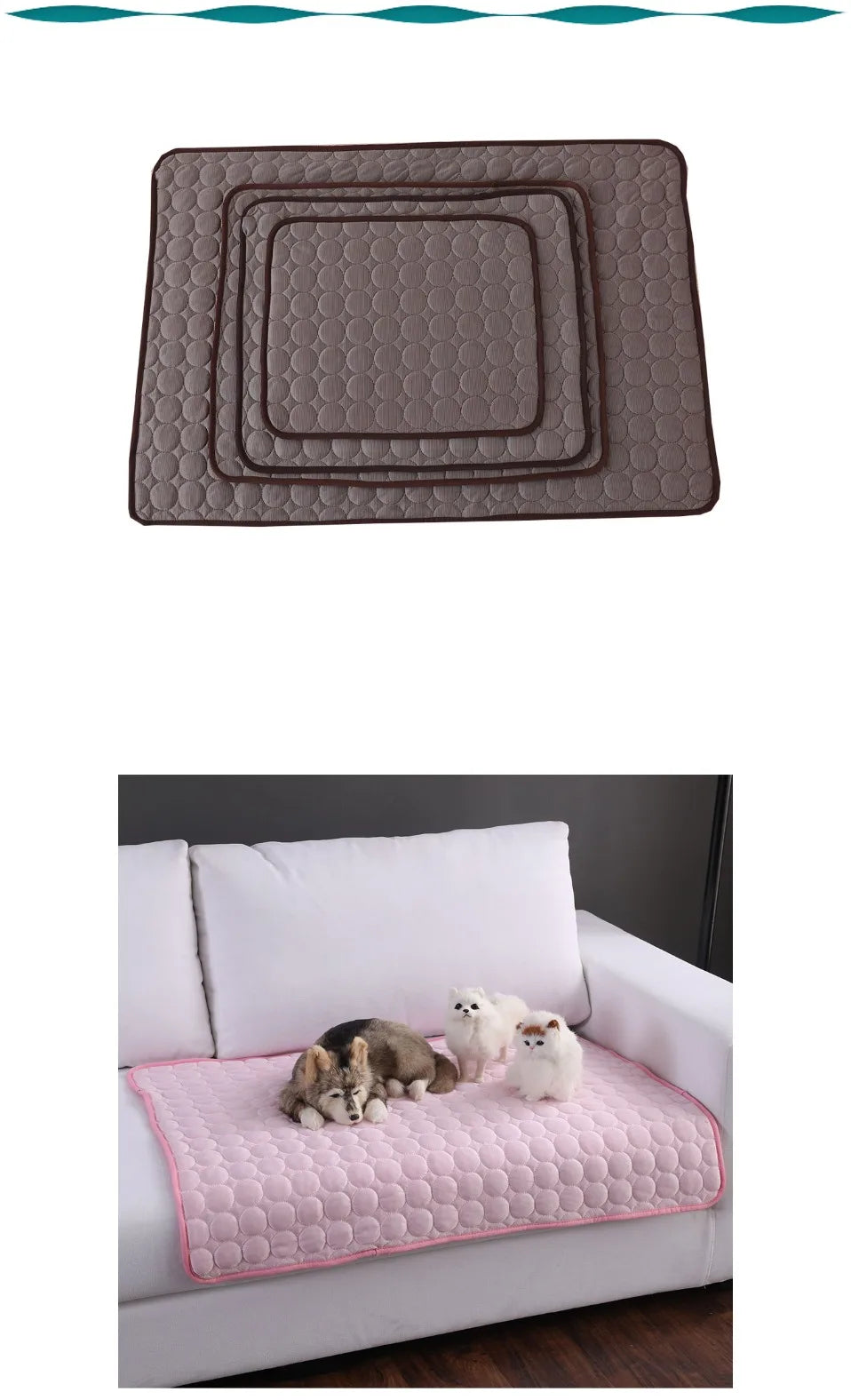 Dog Cooling Mat Summer Pet Cold Bed Extra Large For Small Big Dogs Pet Accessories Cat Durable Blanket Sofa Cat Ice Pad Blanket - Boutique Gadgets