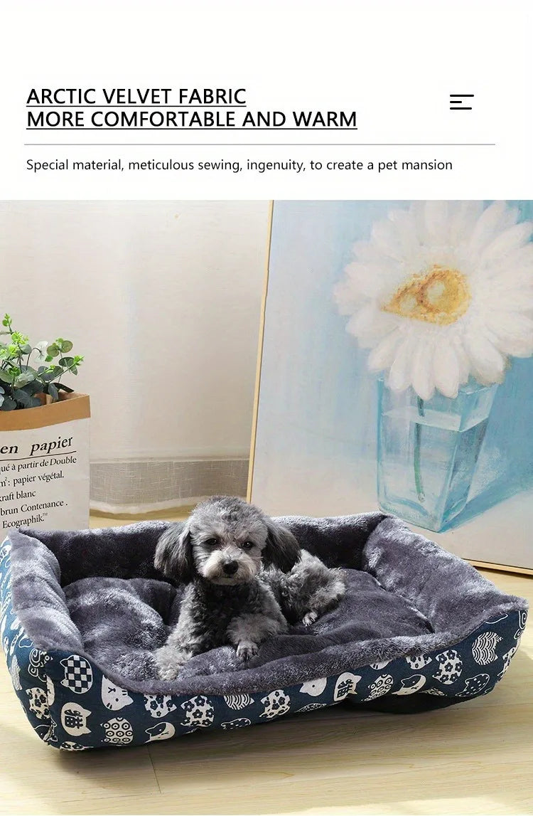 Pet Dog Bed Sofa Mats Pet Products Coussin Chien Animals Accessories Dogs Basket Supplies For Large Medium Small House Cat Bed Boutique Gadgets