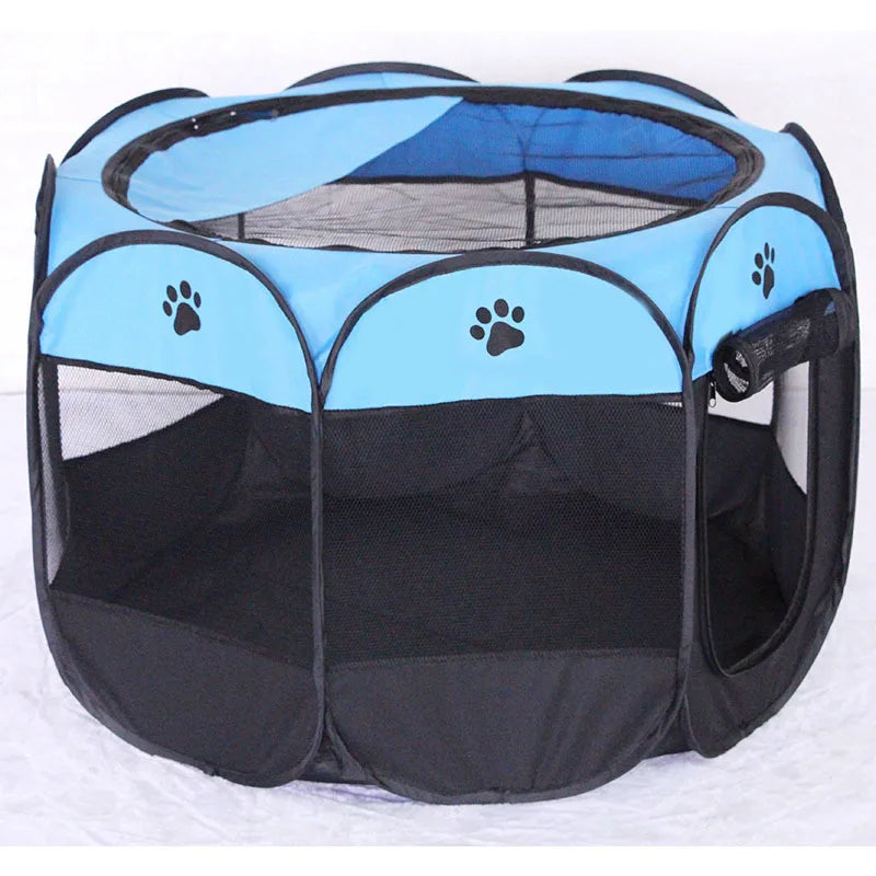 Portable Foldable Cat Tent Cat House Portable Folding Outdoor Travel Pet Tent Cat/Dog Cage Easy Operation Large Cat/Dog Fences Boutique Gadgets