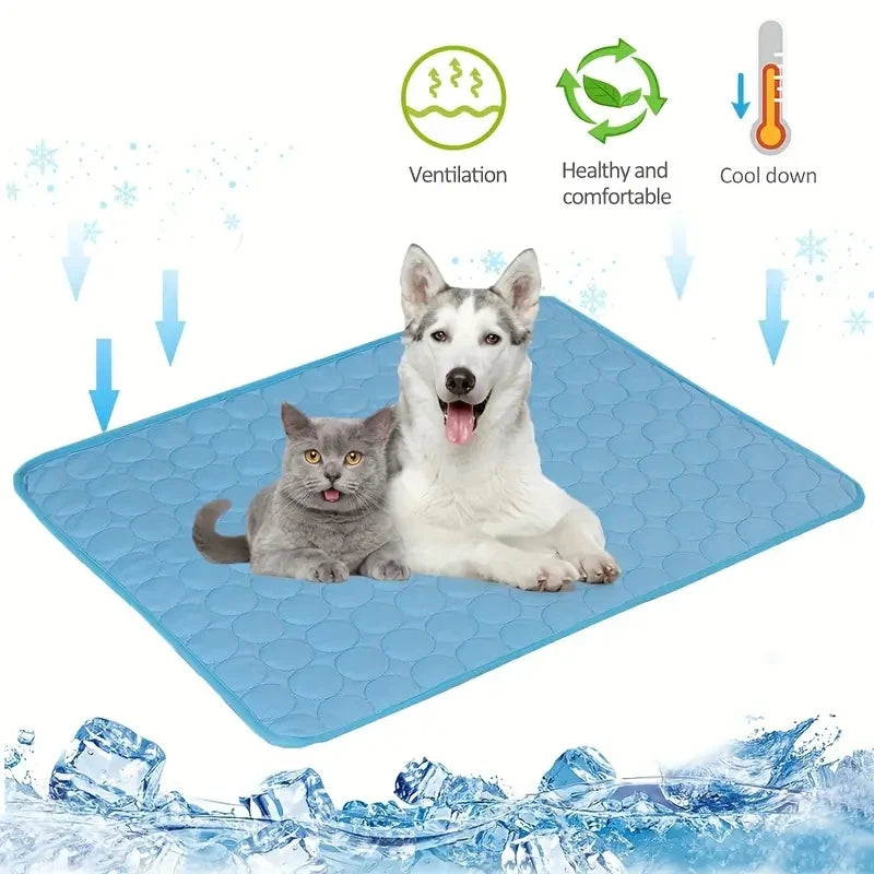 Dog Cooling Mat Summer Pet Cold Bed Extra Large For Small Big Dogs Pet Accessories Cat Durable Blanket Sofa Cat Ice Pad Blanket - Boutique Gadgets