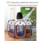 Portable Foldable Cat Tent Cat House Portable Folding Outdoor Travel Pet Tent Cat/Dog Cage Easy Operation Large Cat/Dog Fences Boutique Gadgets