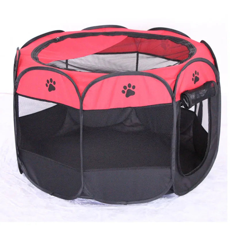 Portable Foldable Cat Tent Cat House Portable Folding Outdoor Travel Pet Tent Cat/Dog Cage Easy Operation Large Cat/Dog Fences Boutique Gadgets