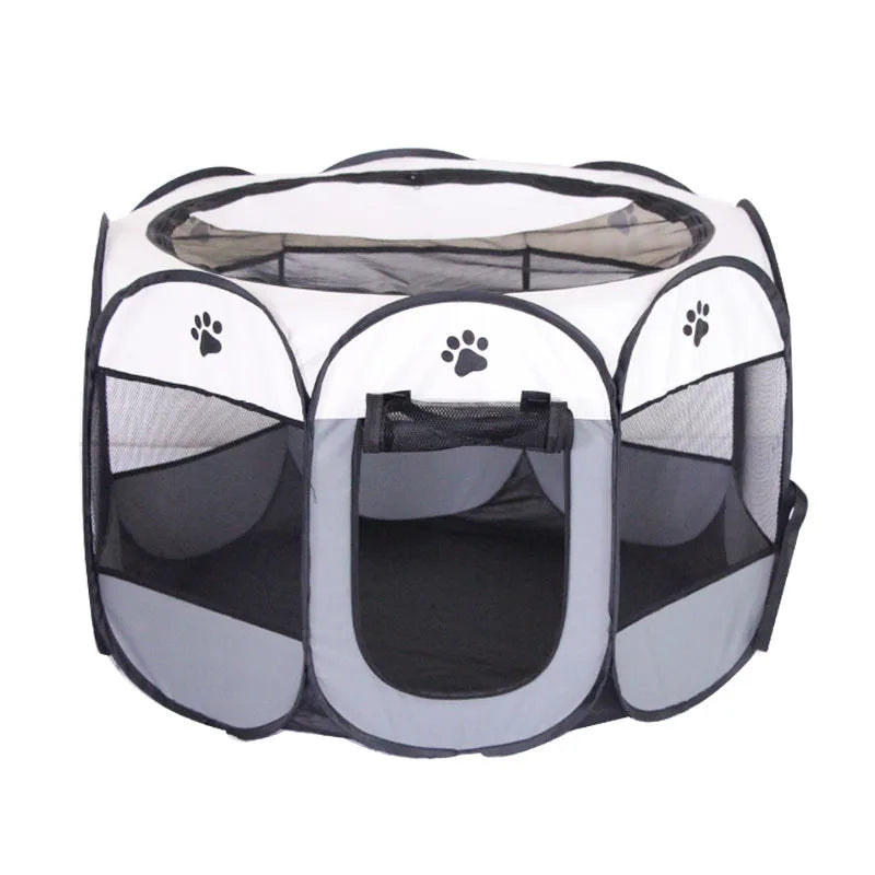 Portable Foldable Cat Tent Cat House Portable Folding Outdoor Travel Pet Tent Cat/Dog Cage Easy Operation Large Cat/Dog Fences Boutique Gadgets