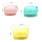 Pet Dog Shampoo Brush 2.7oz 80ml Cat Massage Comb Grooming Scrubber  for Bathing Short Hair Soft Silicone Rubber - Boutique Gadgets