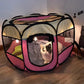 Portable Foldable Cat Tent Cat House Portable Folding Outdoor Travel Pet Tent Cat/Dog Cage Easy Operation Large Cat/Dog Fences Boutique Gadgets