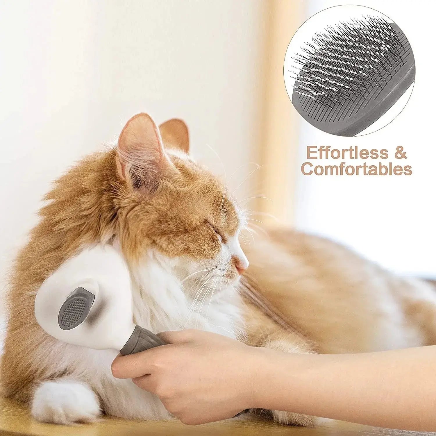 Pet Dog Brush Cat Comb Self Cleaning Pet Hair Remover Brush For Dogs Cats Grooming Tools Pets Dematting Comb Dogs Accessories - Boutique Gadgets