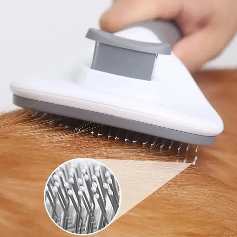 Pet Dog Brush Cat Comb Self Cleaning Pet Hair Remover Brush For Dogs Cats Grooming Tools Pets Dematting Comb Dogs Accessories - Boutique Gadgets