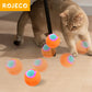 ROJECO Smart Pet Toys Cat Bouncing Ball Automatic Rolling Ball Interactive Training Self-moving Electric Toys Pet Accessories Boutique Gadgets